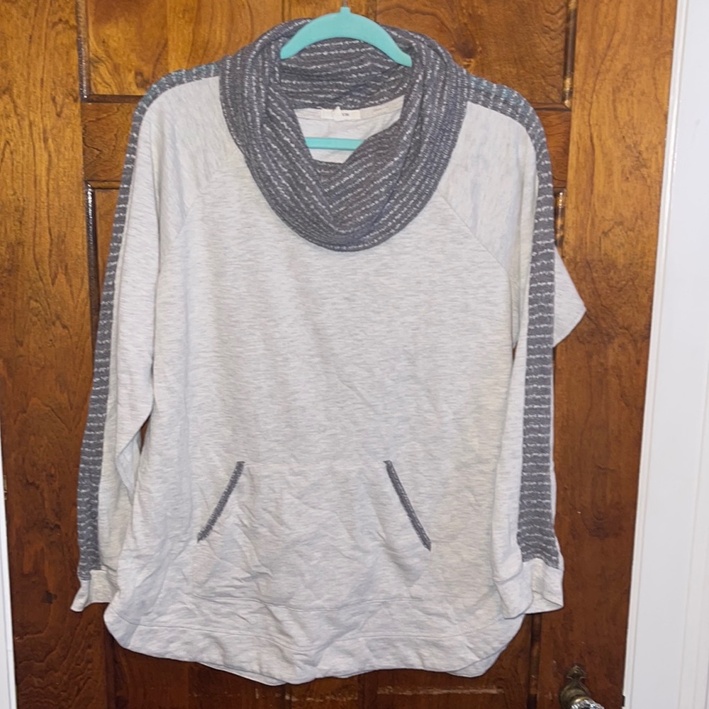Cowl Neck Sweater with Pocket